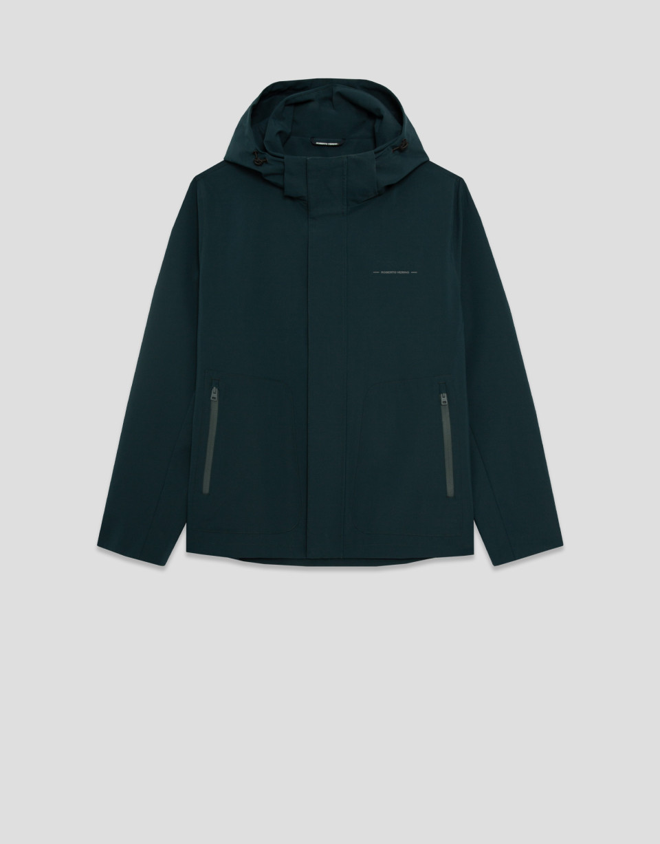 Dark green technical jacket - Hombre - AW2026 | Roberto Verino