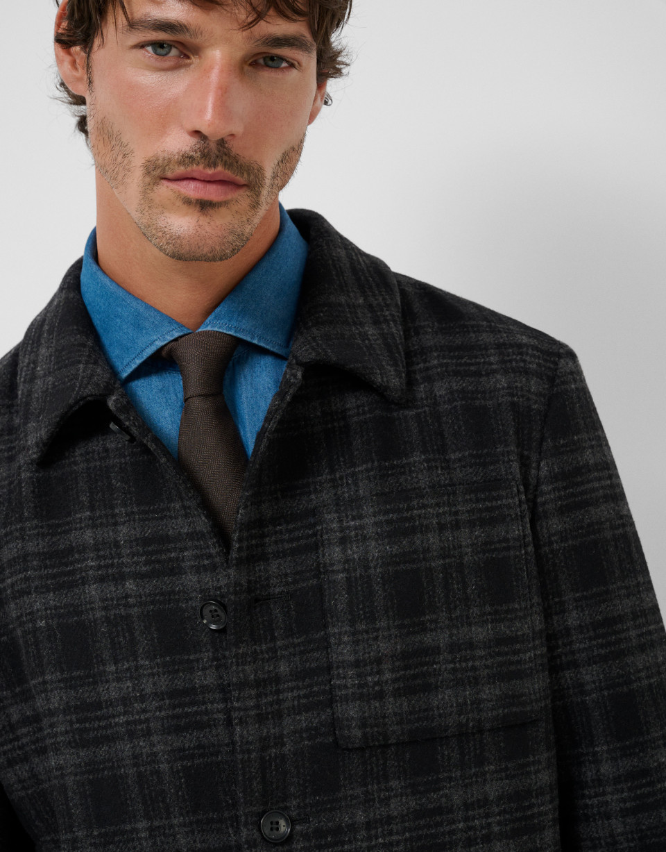 Checkered overshirt - Hombre - AW2026 | Roberto Verino
