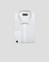 Camisa vestir slim blanca puño gemelo - Hombre | Roberto Verino
