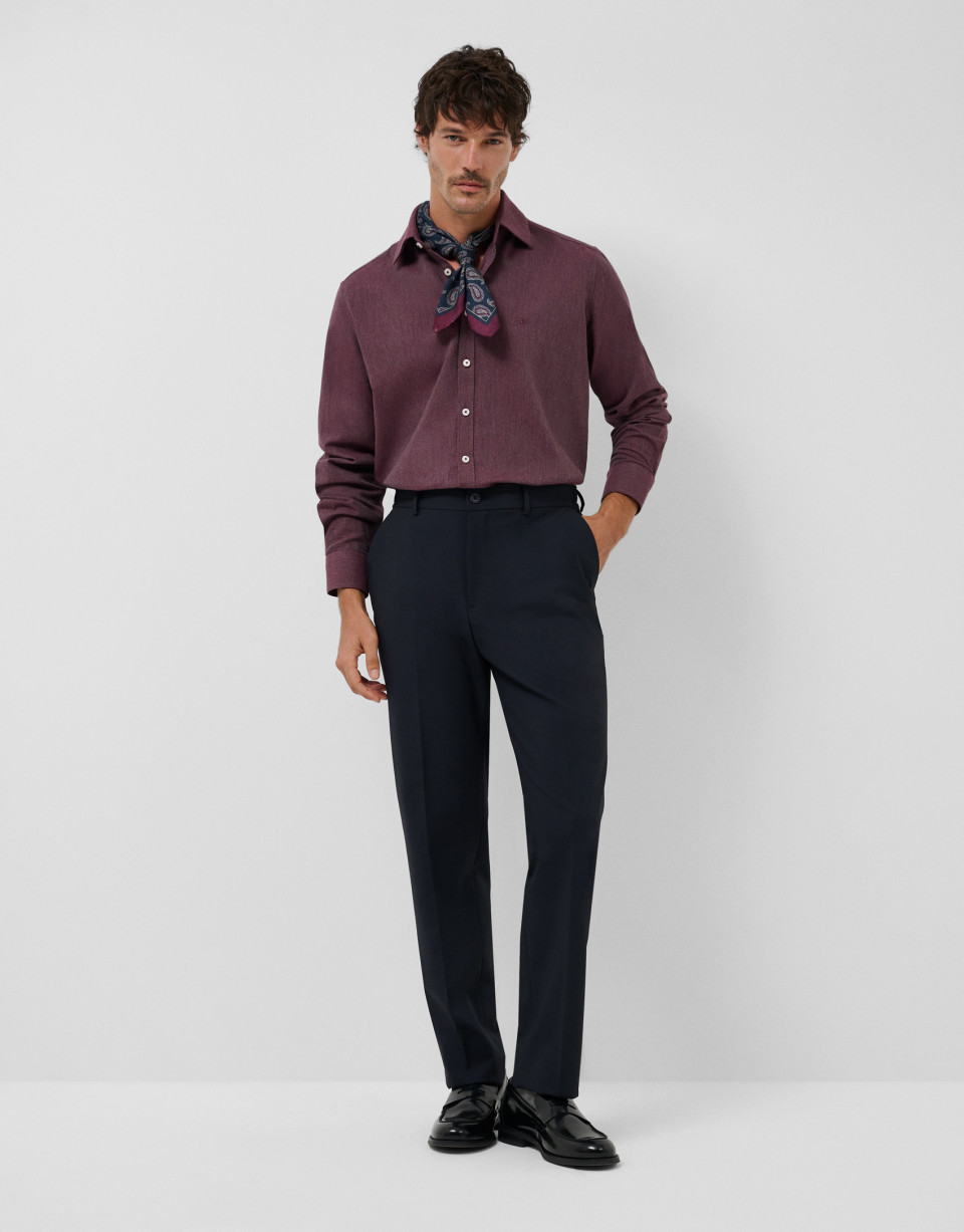 Regular cherry twill sport shirt - Hombre | Roberto Verino