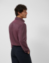 Camisa sport regular sarga cereza - Hombre | Roberto Verino