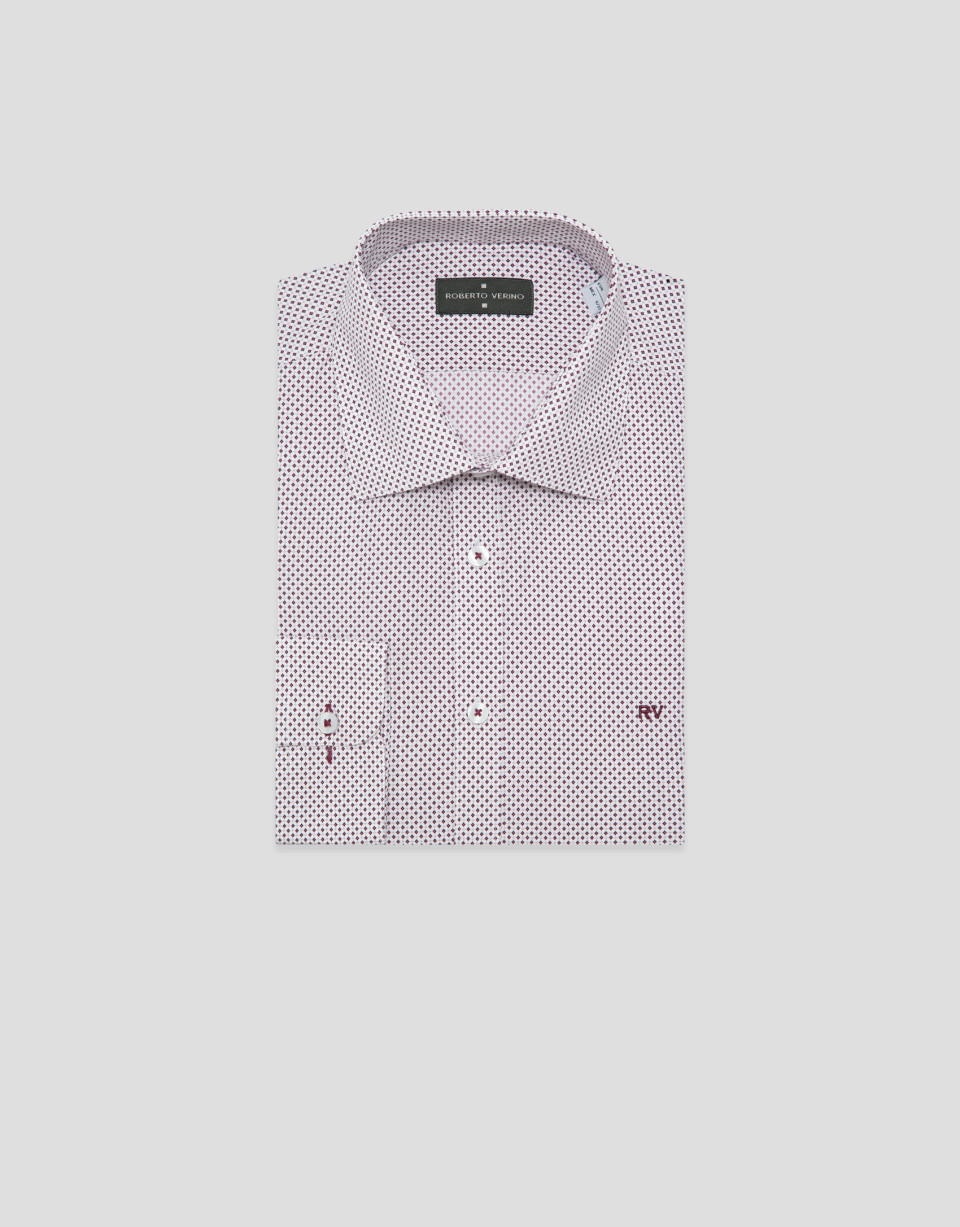 Camisa sport regular estampado geométrico ... | Roberto Verino