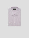 Regular cherry geometric print sport shirt | Roberto Verino