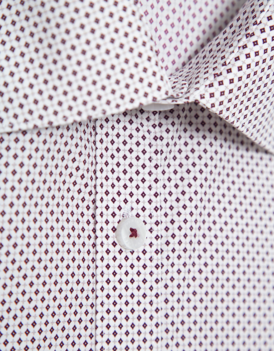 Camisa sport regular estampado geométrico ... | Roberto Verino