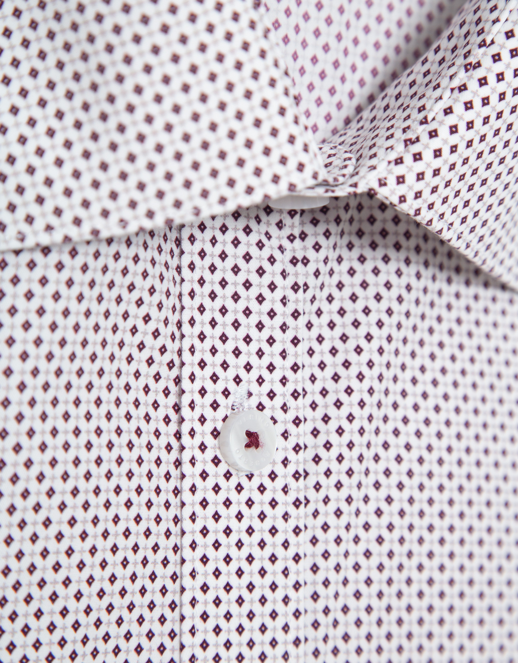 Camisa sport regular estampado geométrico ... | Roberto Verino