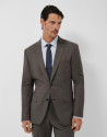 Traje half canvas slim fit liso marrón | Roberto Verino