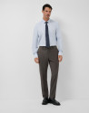 Brown plain slim fit half canvas suit - Hombre | Roberto Verino