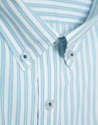 Camisa sport slim rayas azul medio - Hombre | Roberto Verino