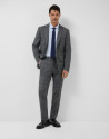 Traje half canvas slim fit cuadros grises | Roberto Verino