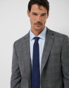 Traje half canvas slim fit cuadros grises | Roberto Verino