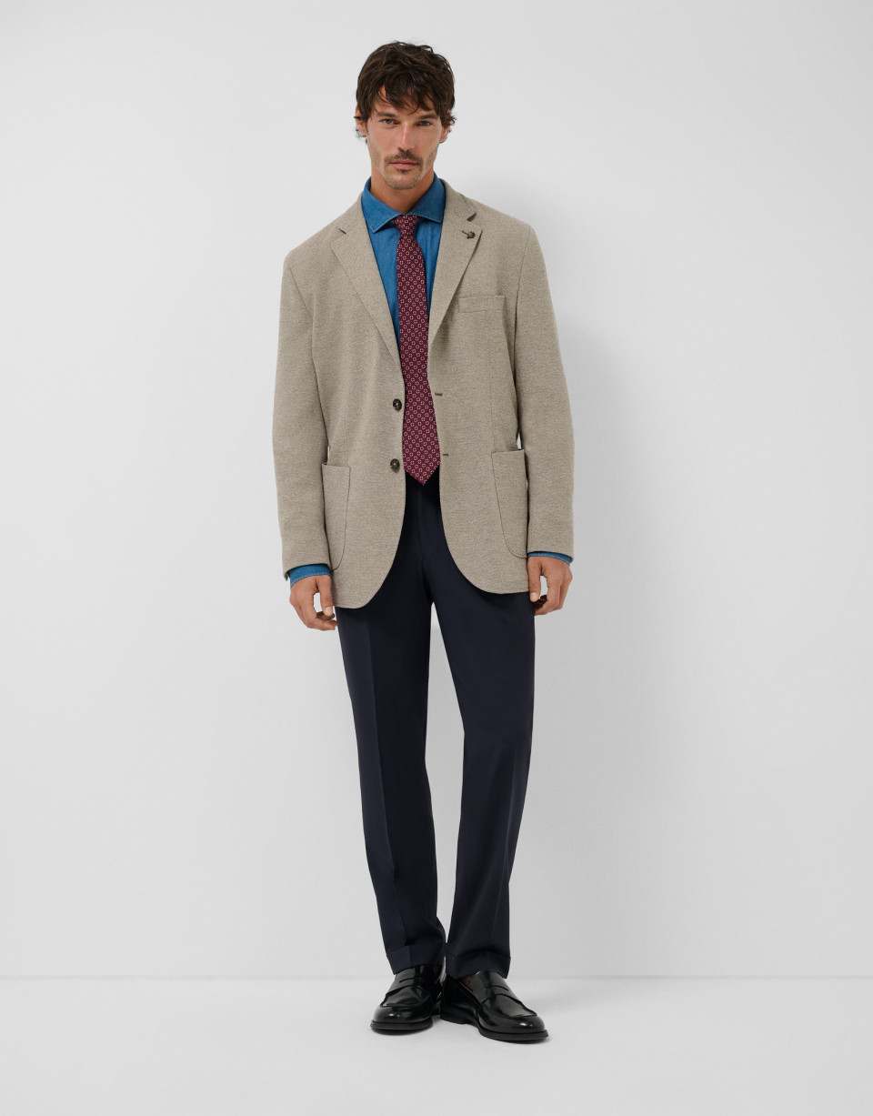 Americana confort estructura camel - Hombre | Roberto Verino