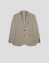 Camel structured comfort jacket - Hombre | Roberto Verino