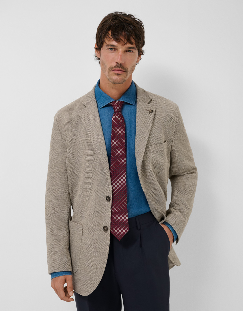 Americana confort estructura camel - Hombre | Roberto Verino