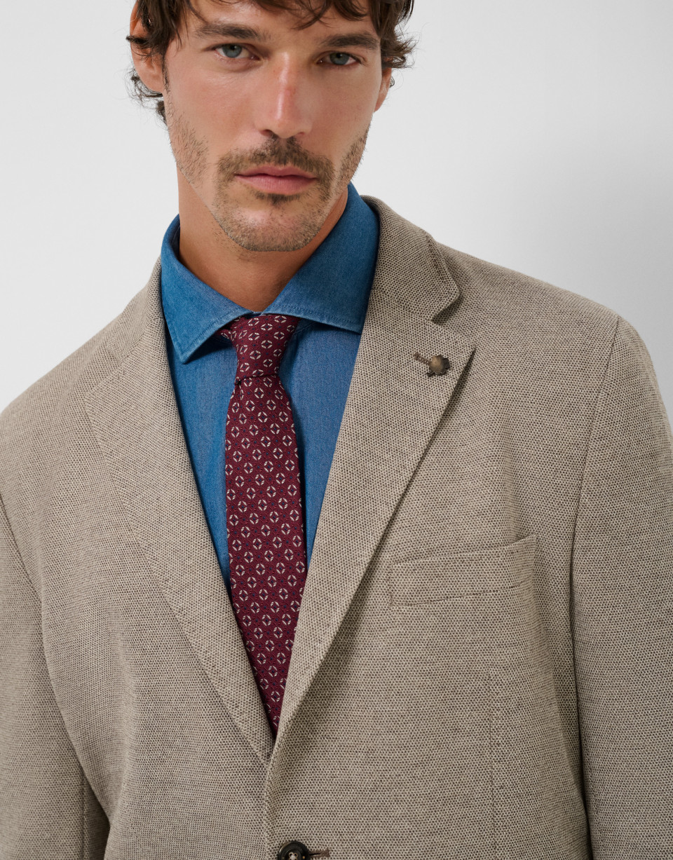 Americana confort estructura camel - Hombre | Roberto Verino