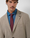 Camel structured comfort jacket - Hombre | Roberto Verino