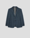Americana cuadros tonos azules - Hombre | Roberto Verino