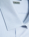 Light blue microfantasy dress shirt - Hombre | Roberto Verino