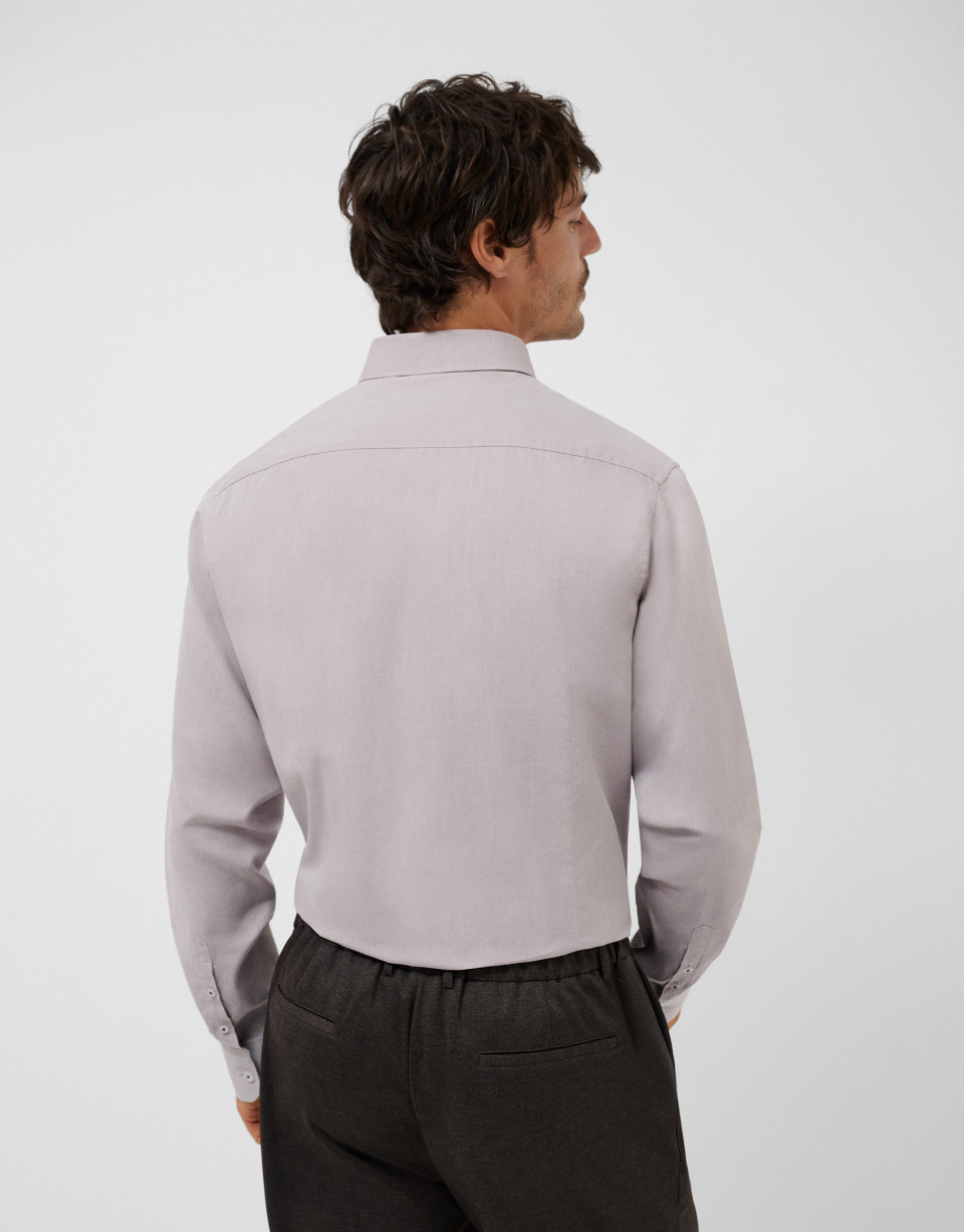 Cherry Oxford regular sport shirt - Hombre | Roberto Verino