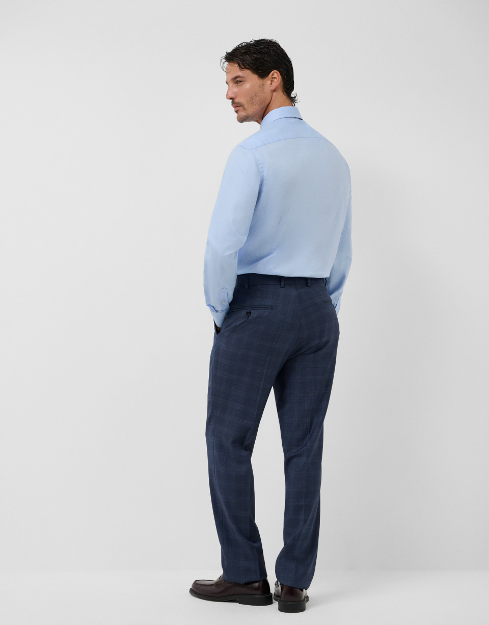 Camisa vestir estructura celeste - Hombre | Roberto Verino