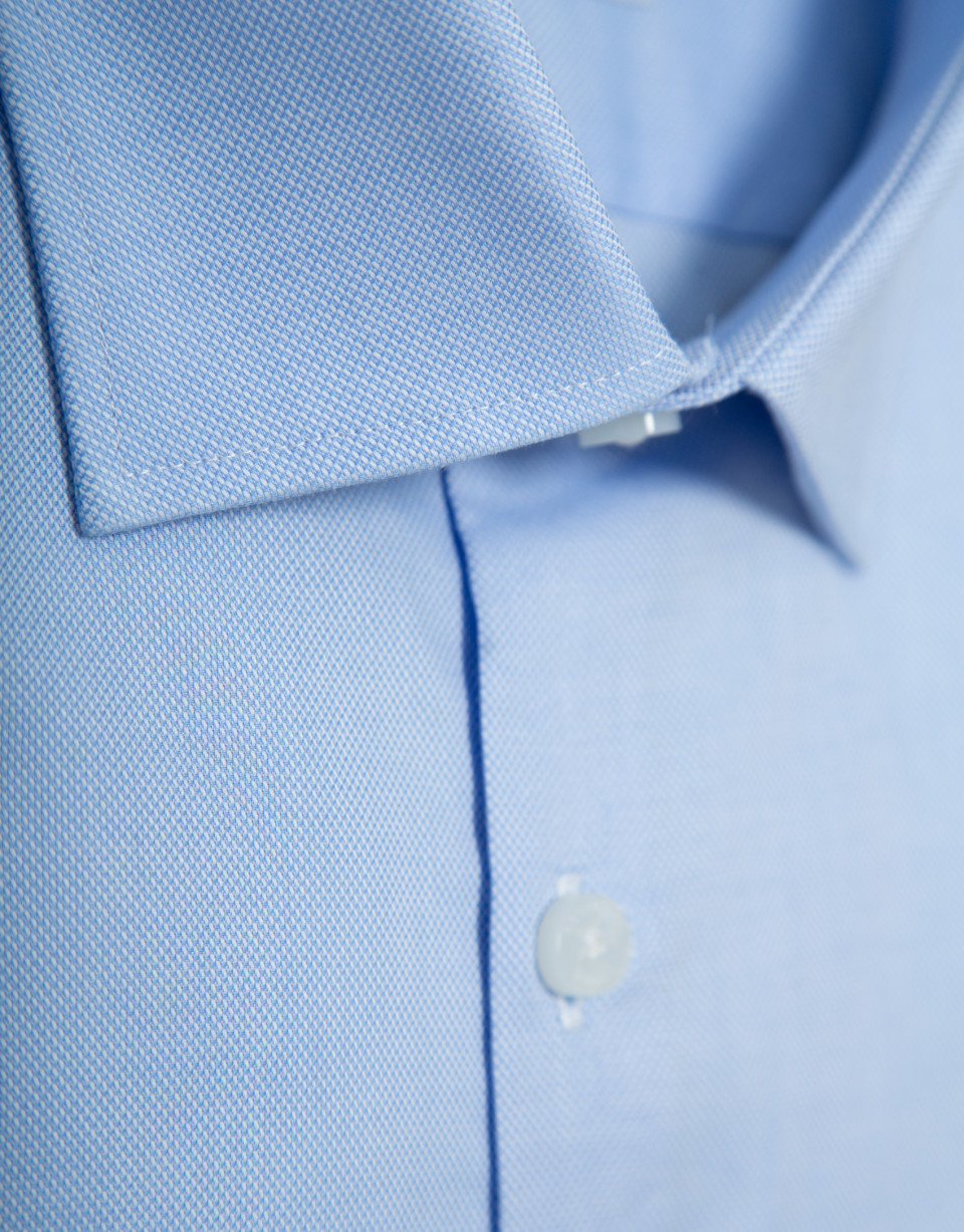 Light blue structured dress shirt - Hombre | Roberto Verino