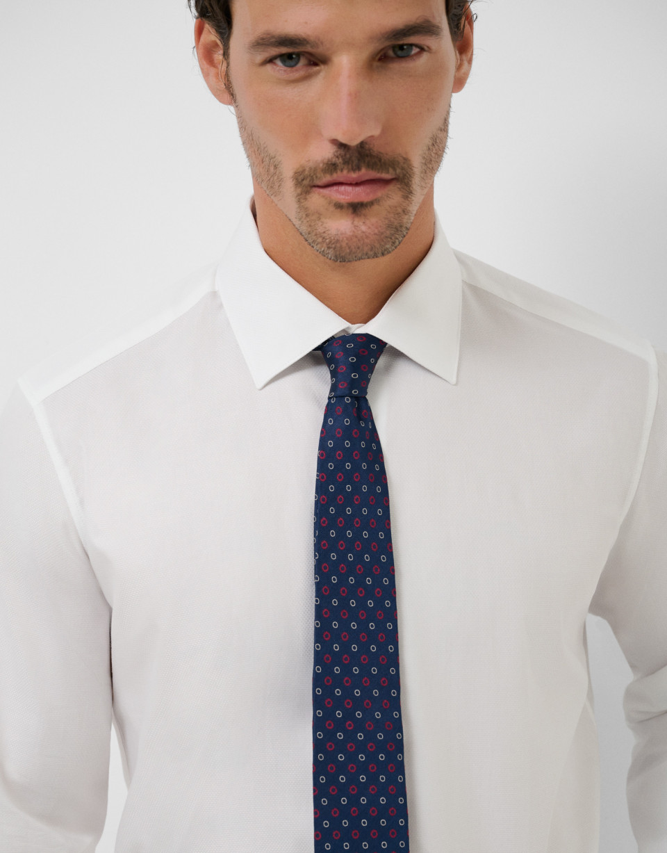 White structured dress shirt - Hombre - AW2026 | Roberto Verino