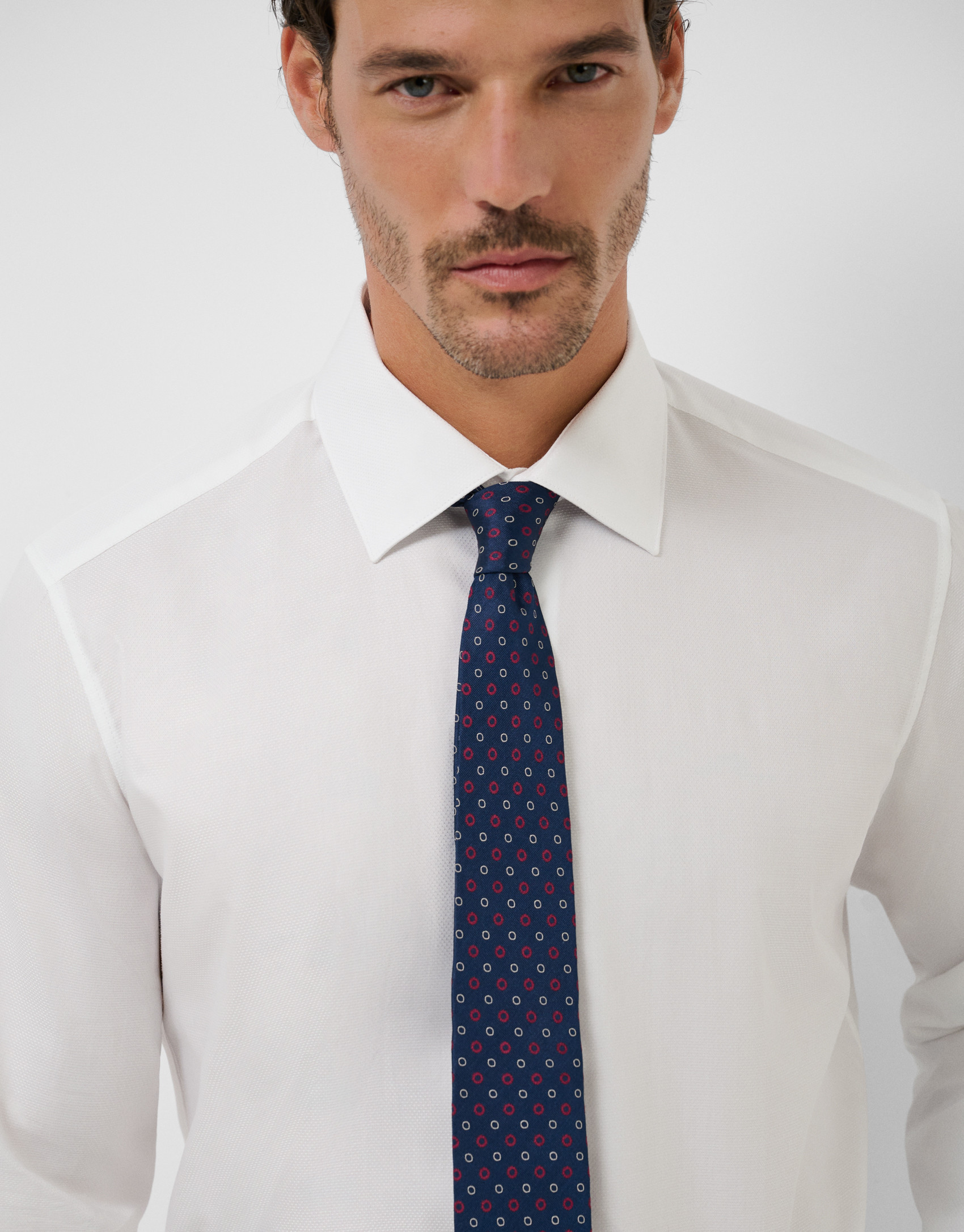 Camisa vestir estructura blanca - Hombre | Roberto Verino