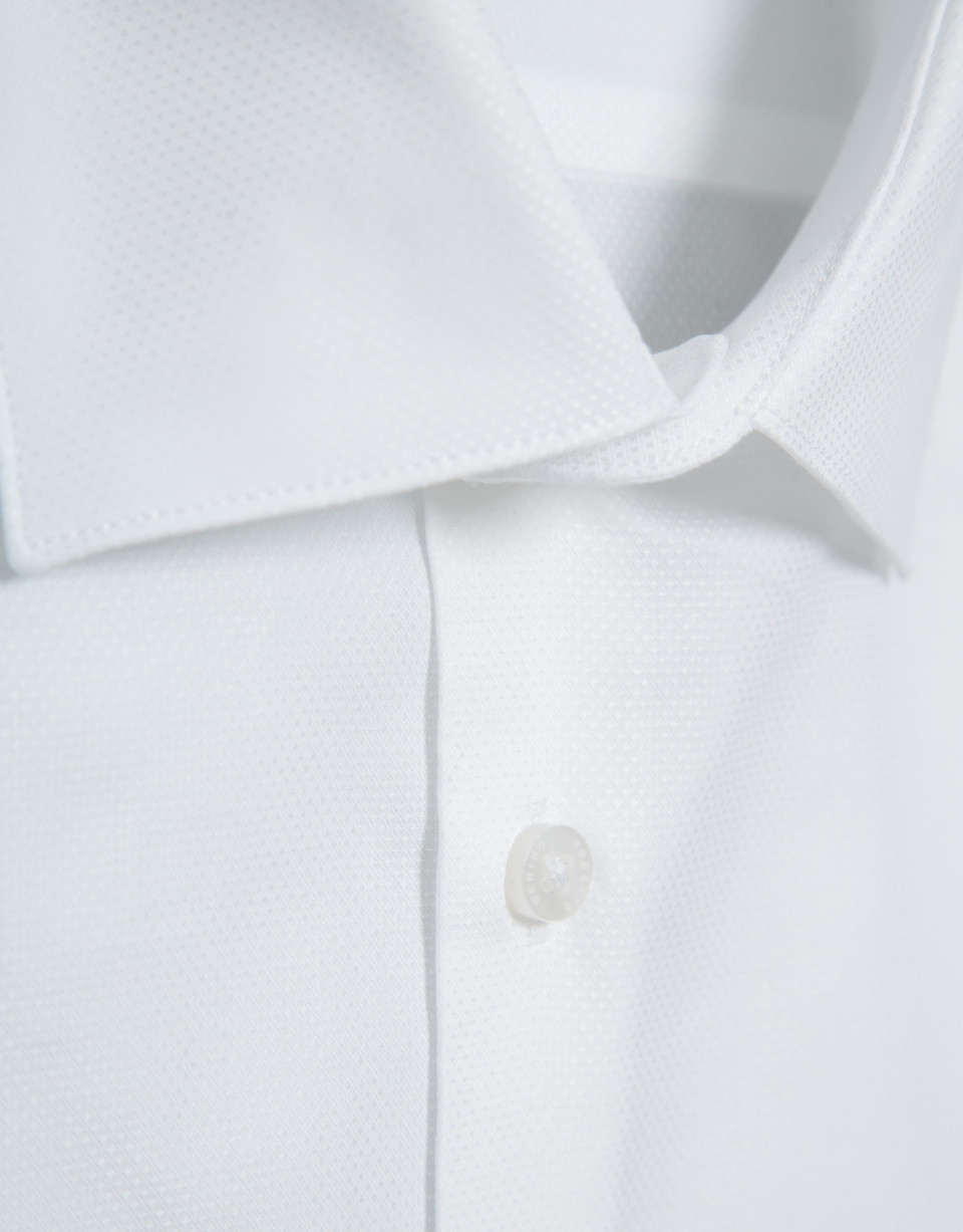 Camisa vestir estructura blanca - Hombre | Roberto Verino