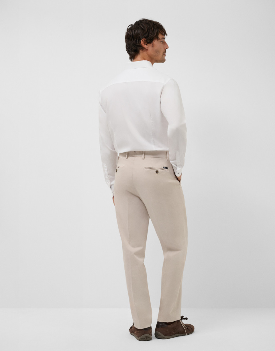 Pantalón chino crudo - Hombre - OI2026 | Roberto Verino