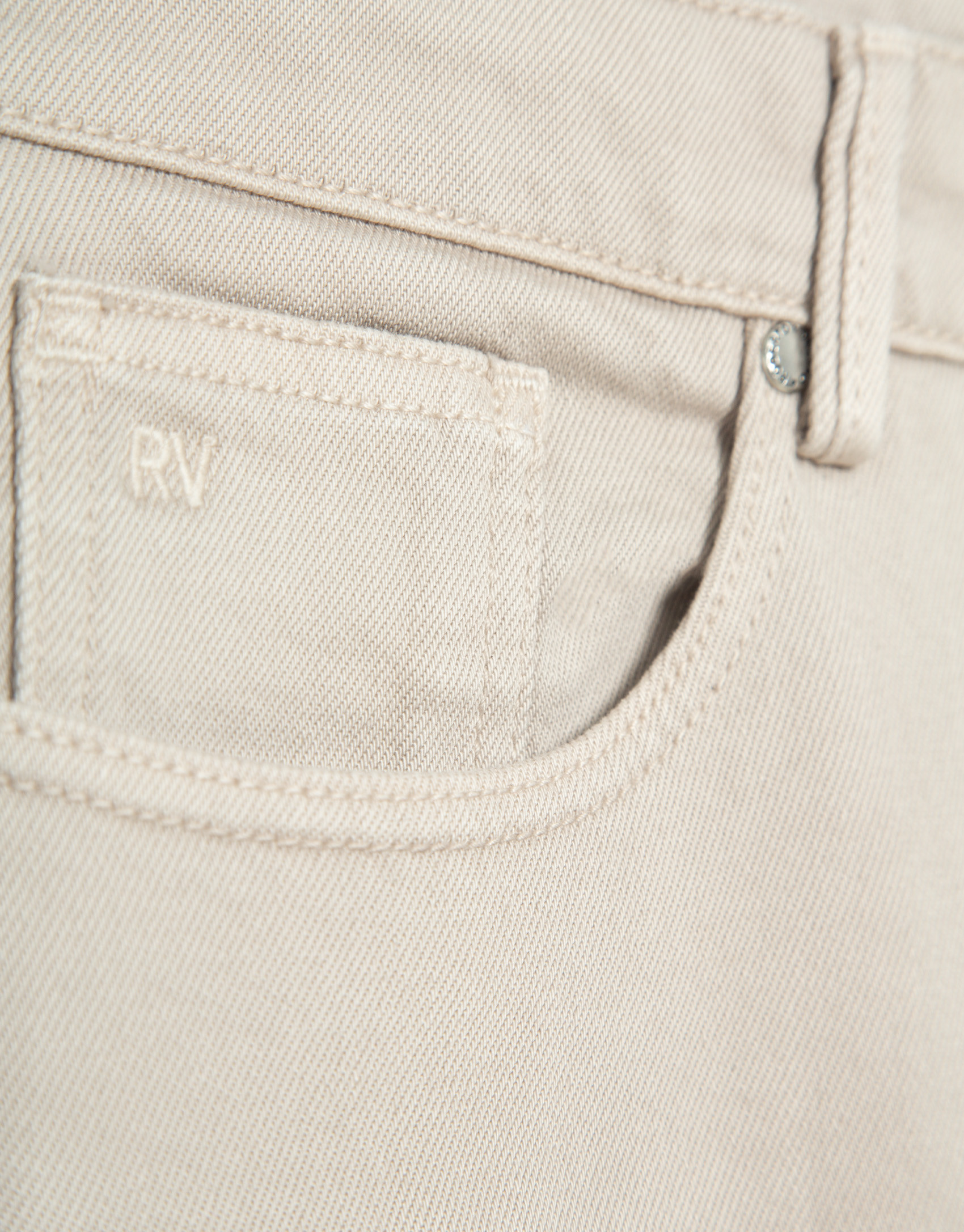 Relaxed sand men's denim pants - Hombre | Roberto Verino