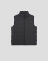 Anthracite gray padded vest - Hombre - AW2026 | Roberto Verino