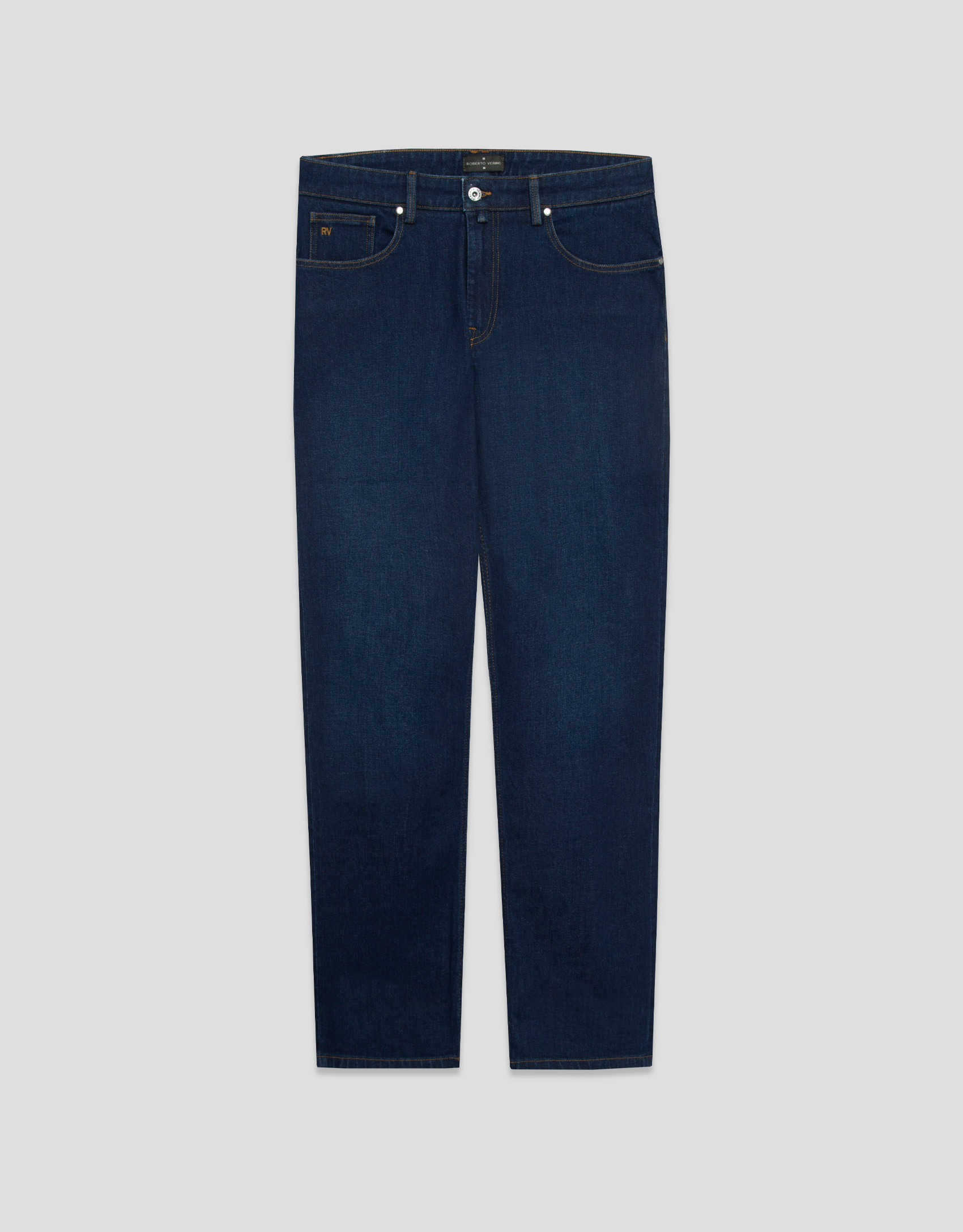 Pantalón denim hombre relaxed azul oscuro | Roberto Verino