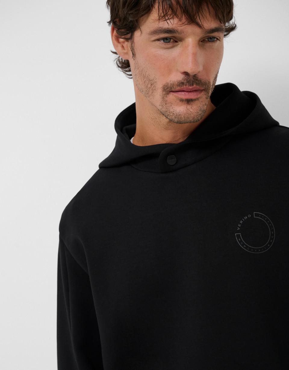 Black hoodie - Hombre - AW2026 | Roberto Verino