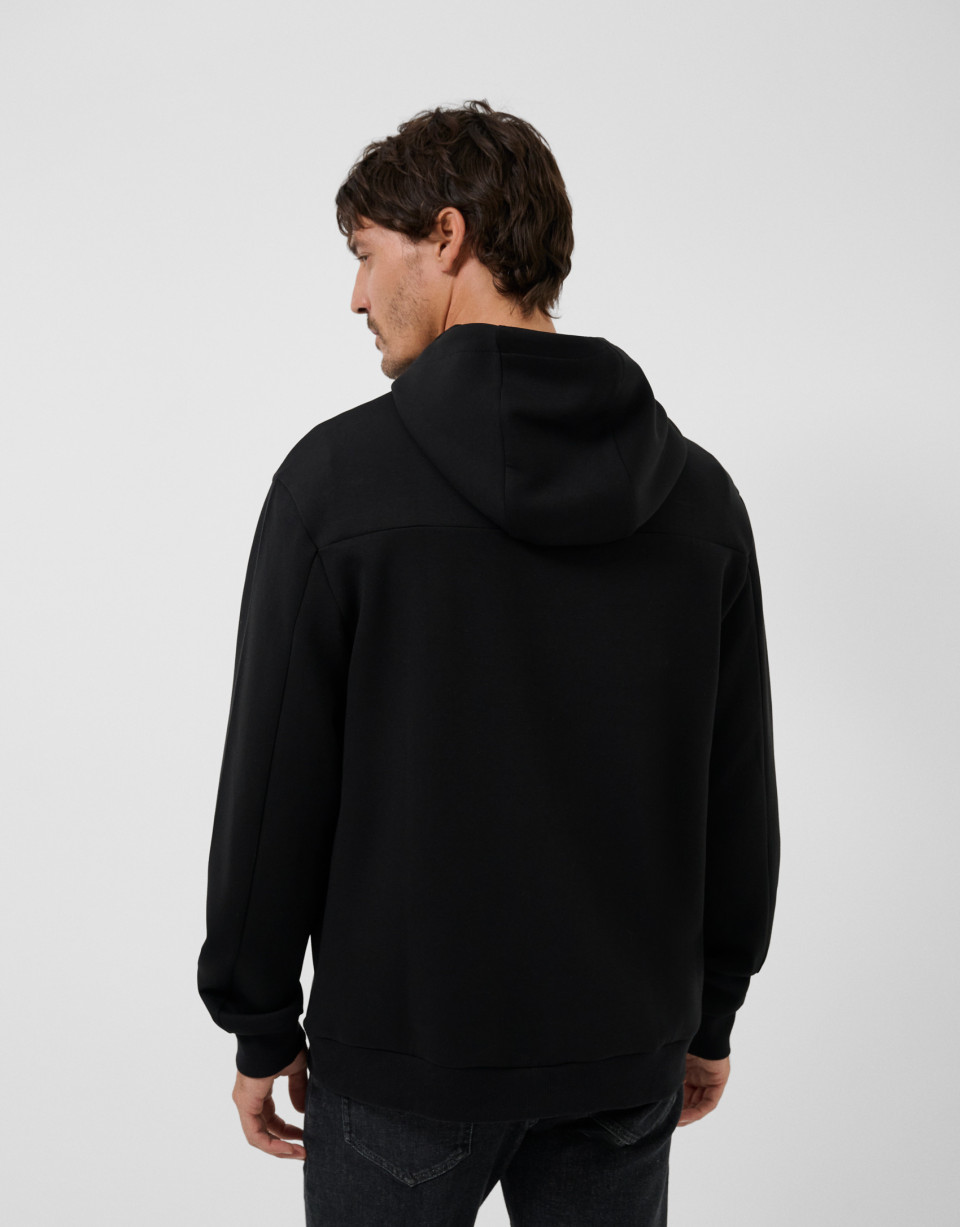 Black hoodie - Hombre - AW2026 | Roberto Verino