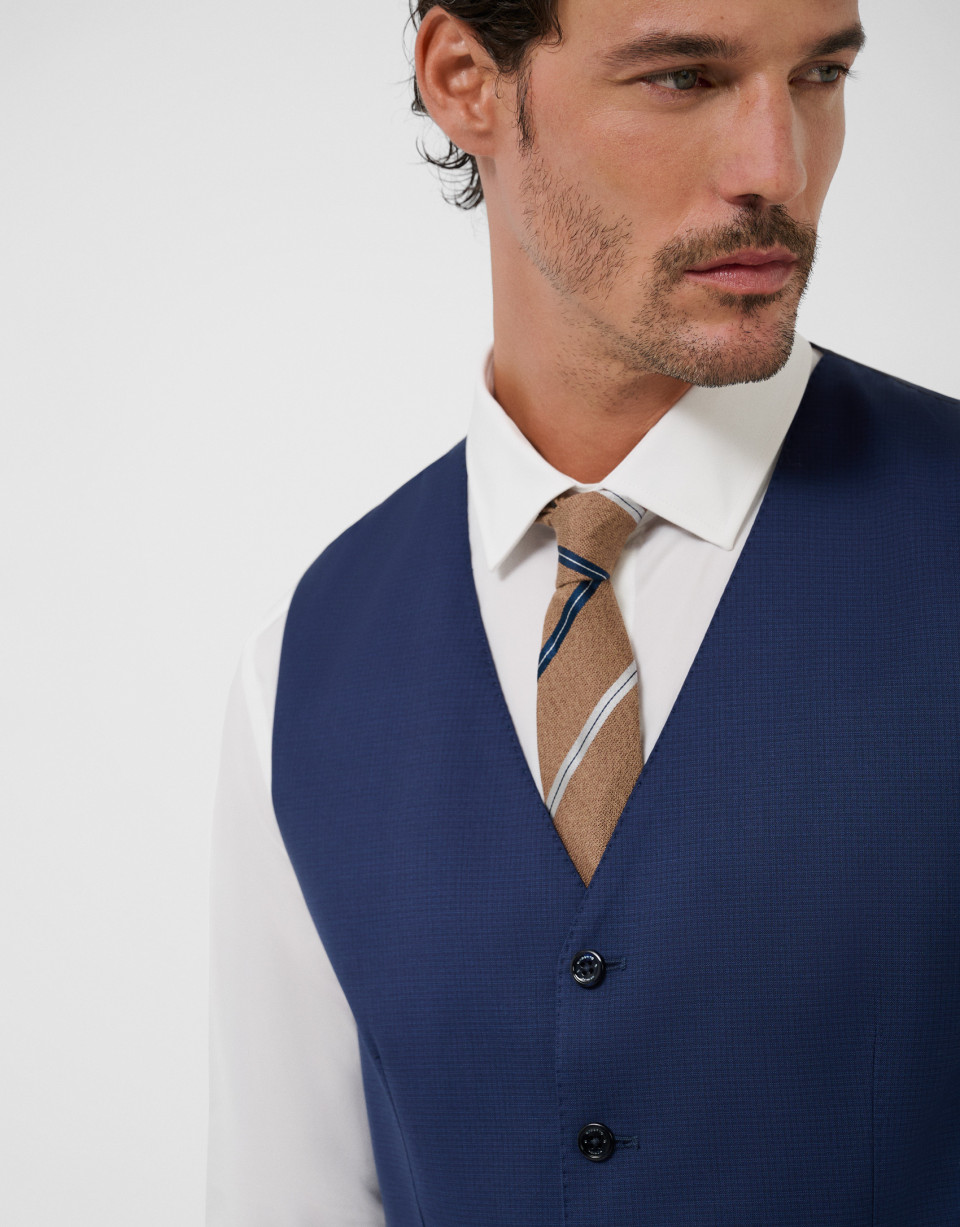 Dark Navy Waistcoat - Hombre - AW2026 | Roberto Verino