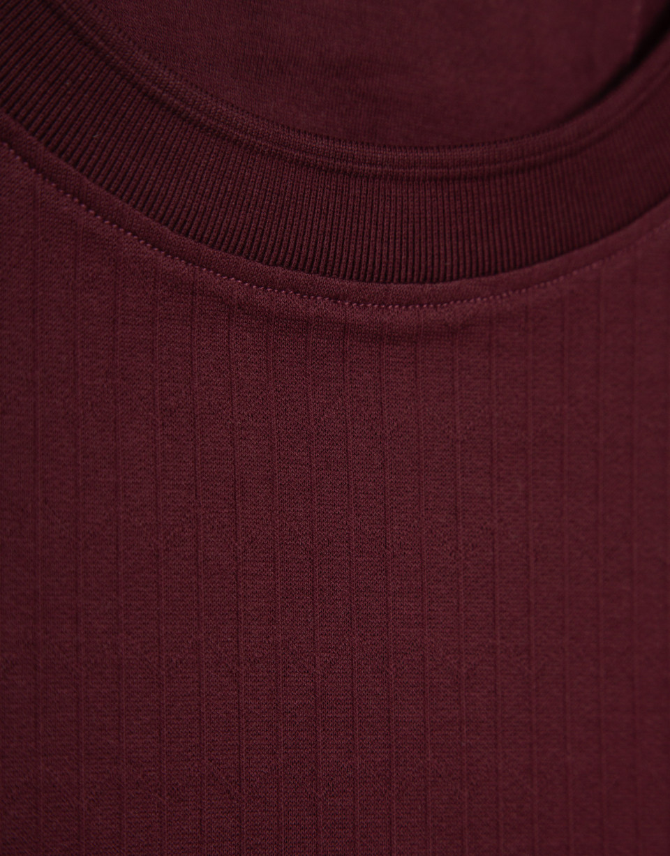 Camiseta jacquard cereza - Hombre - OI2026 | Roberto Verino