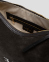 Margot brown suede hobo shoulder bag - Mujer | Roberto Verino