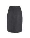 Falda gris jacquard burdeos