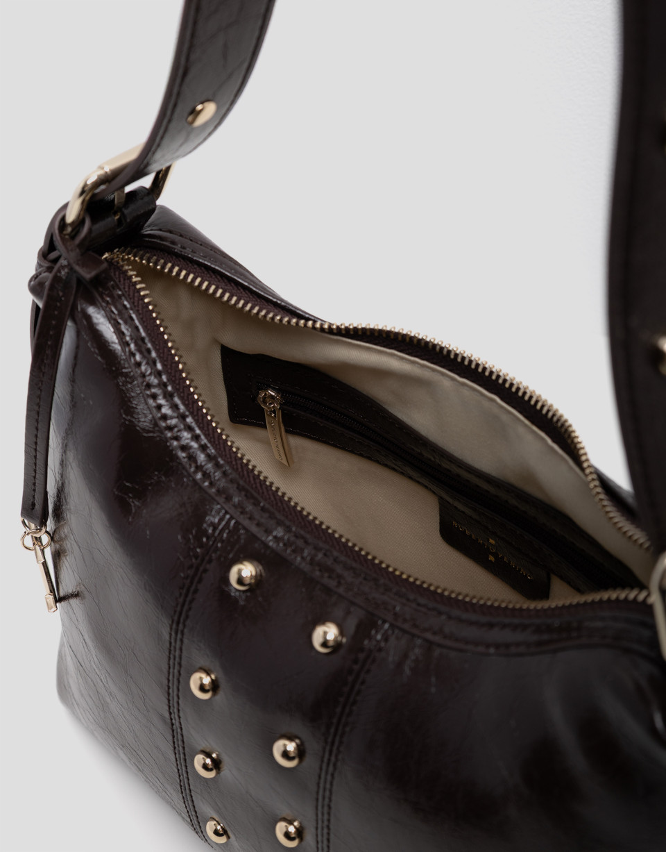 Bolso de hombro Margot Metal Midi piel ... | Roberto Verino