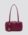 Loles Mini plum leather shoulder bag - Mujer | Roberto Verino