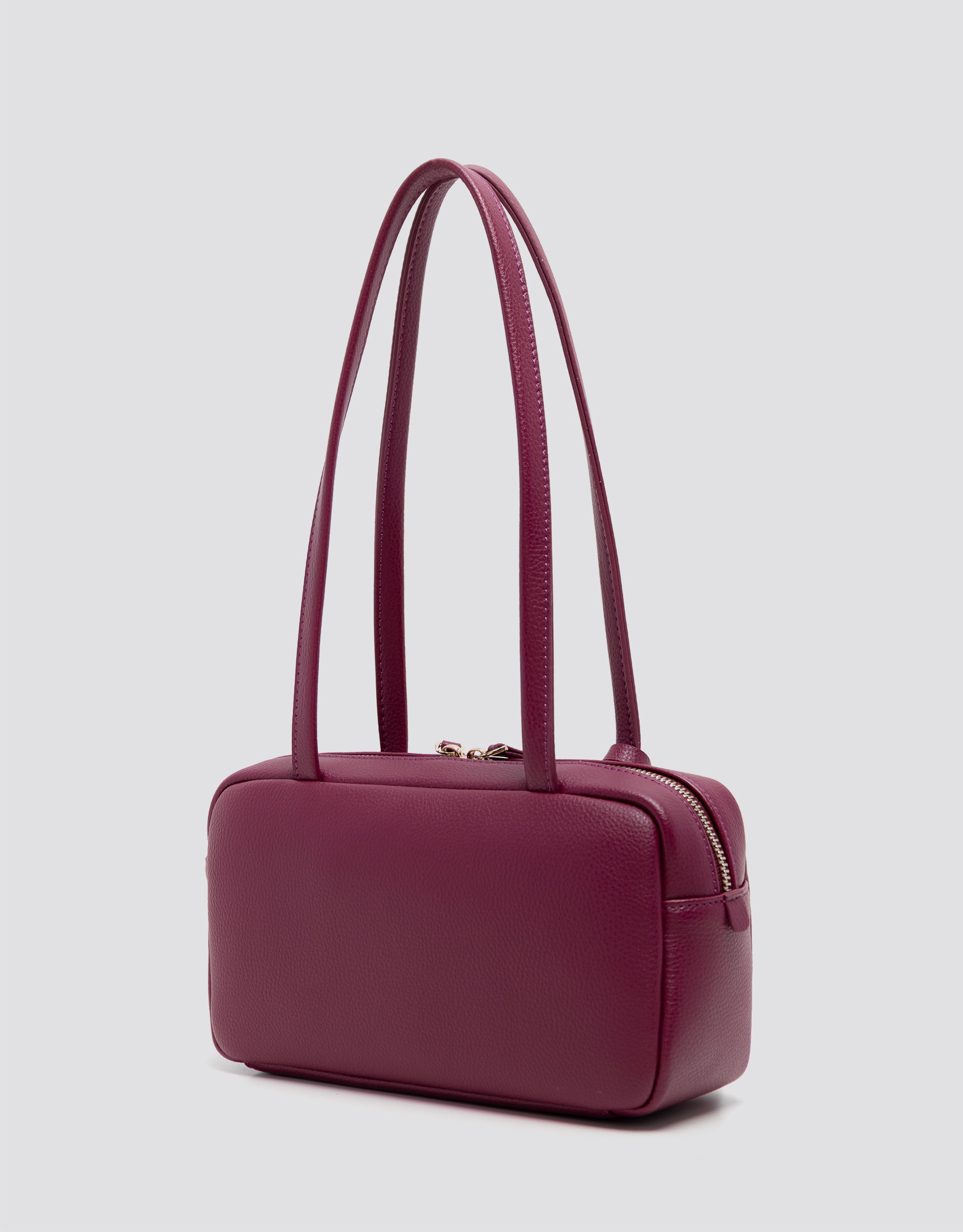 Loles Mini plum leather shoulder bag - Mujer | Roberto Verino