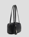 Bolso de hombro Loles Mini piel negra - Mujer | Roberto Verino