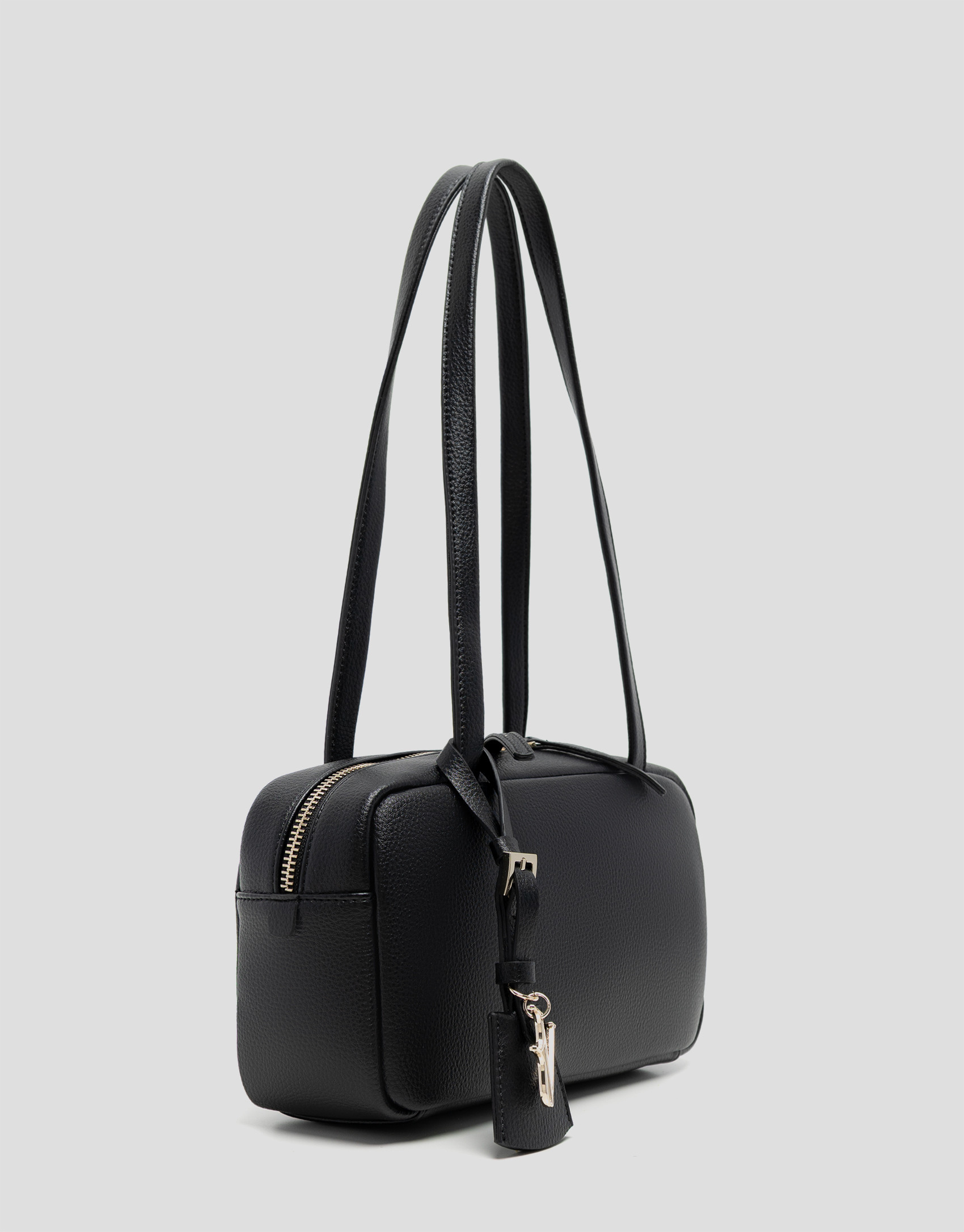 Bolso de hombro Loles Mini piel negra - Mujer | Roberto Verino