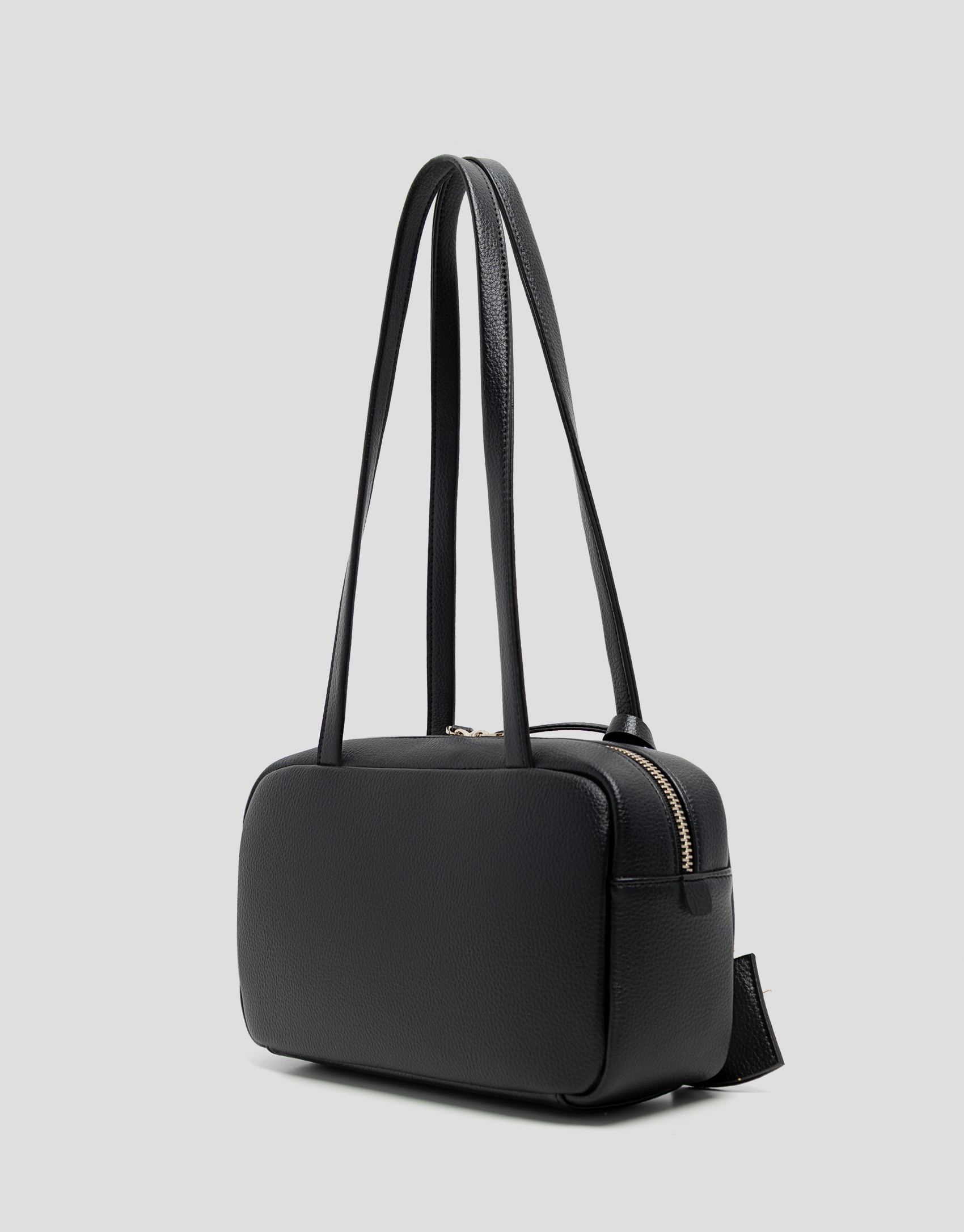 Loles Mini black leather shoulder bag - Mujer | Roberto Verino