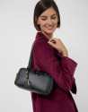Loles Mini black leather shoulder bag - Mujer | Roberto Verino
