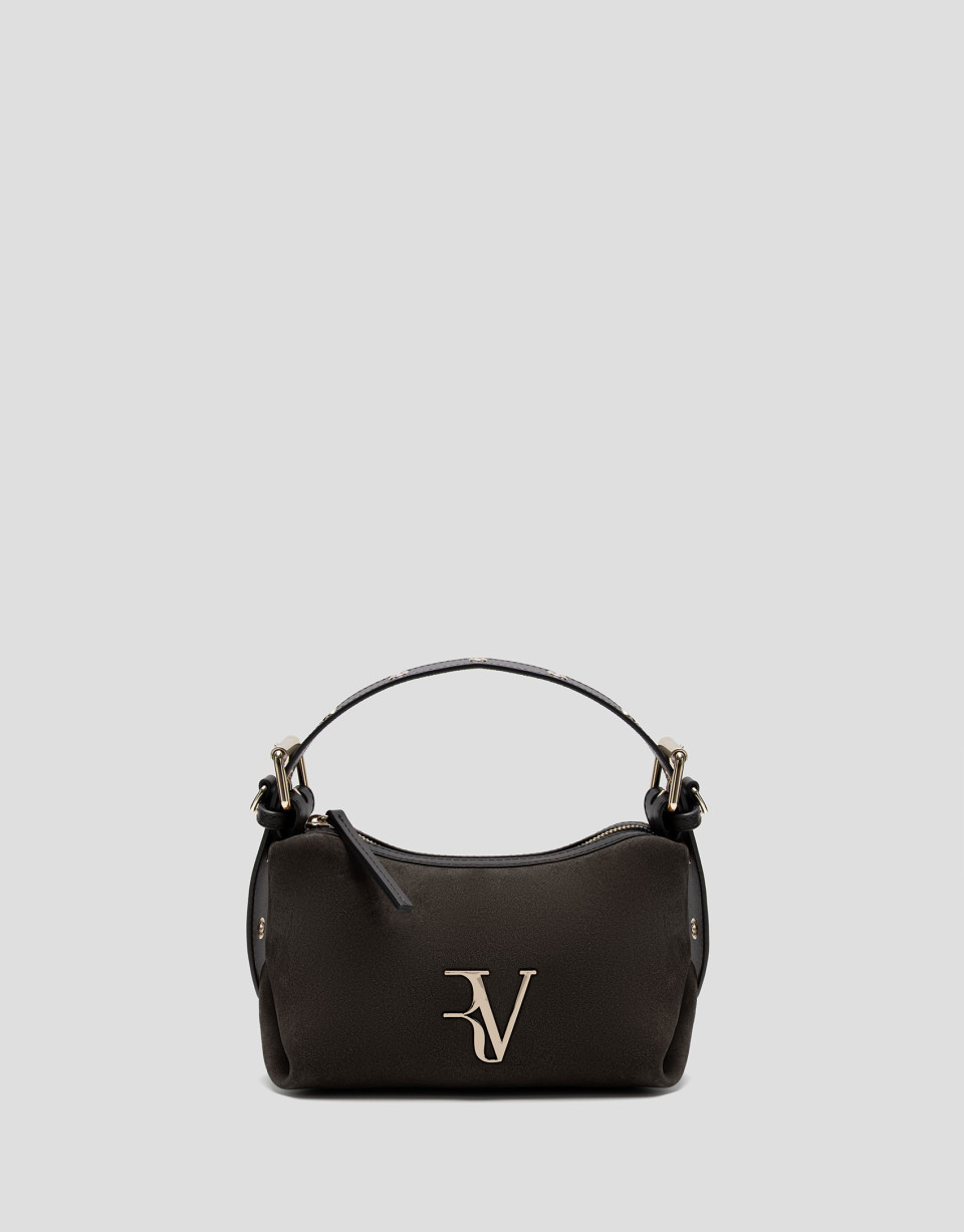 Margot Mini brown suede handbag - Mujer | Roberto Verino