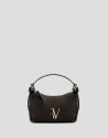 Bolso de mano Margot Mini serraje marrón | Roberto Verino