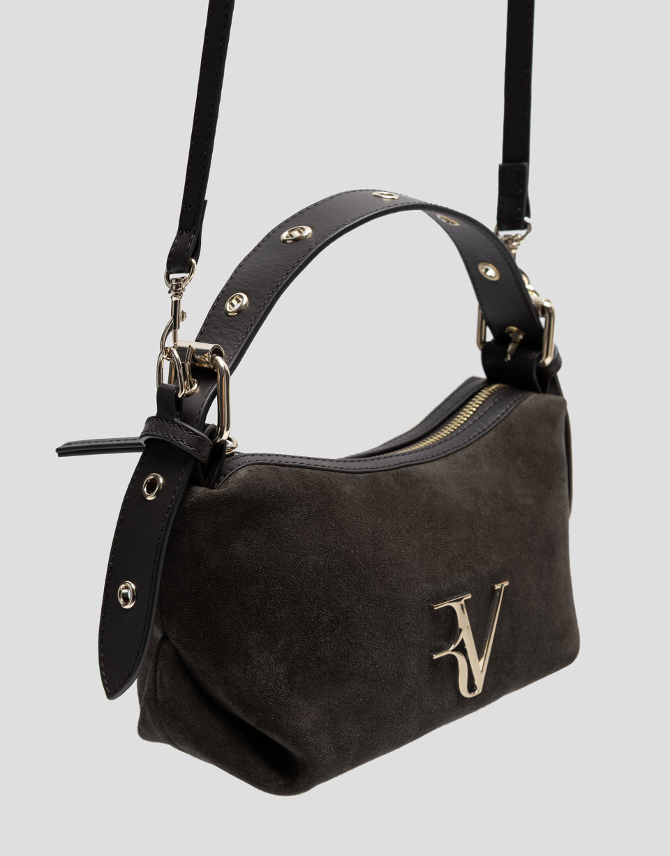 Bolso de mano Margot Mini serraje marrón | Roberto Verino