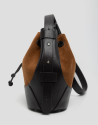 Bolso de hombro Iera Bucket piel y serraje ... | Roberto Verino