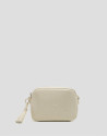 Crackle White Bazin Shoulder Bag - Mujer | Roberto Verino