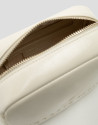 Crackle White Bazin Shoulder Bag - Mujer | Roberto Verino